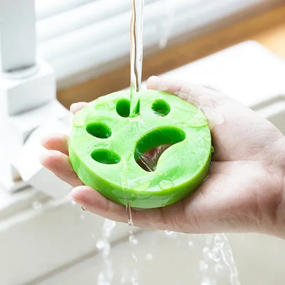 Washable Pet Hair Collector Attachment for Washing Machines and Pets (4 Pieces)